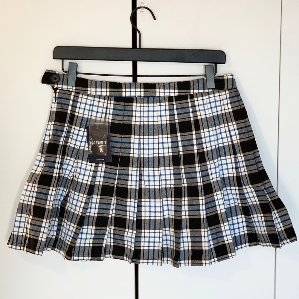Forever 21 Plaid School Girl Mini Skirt